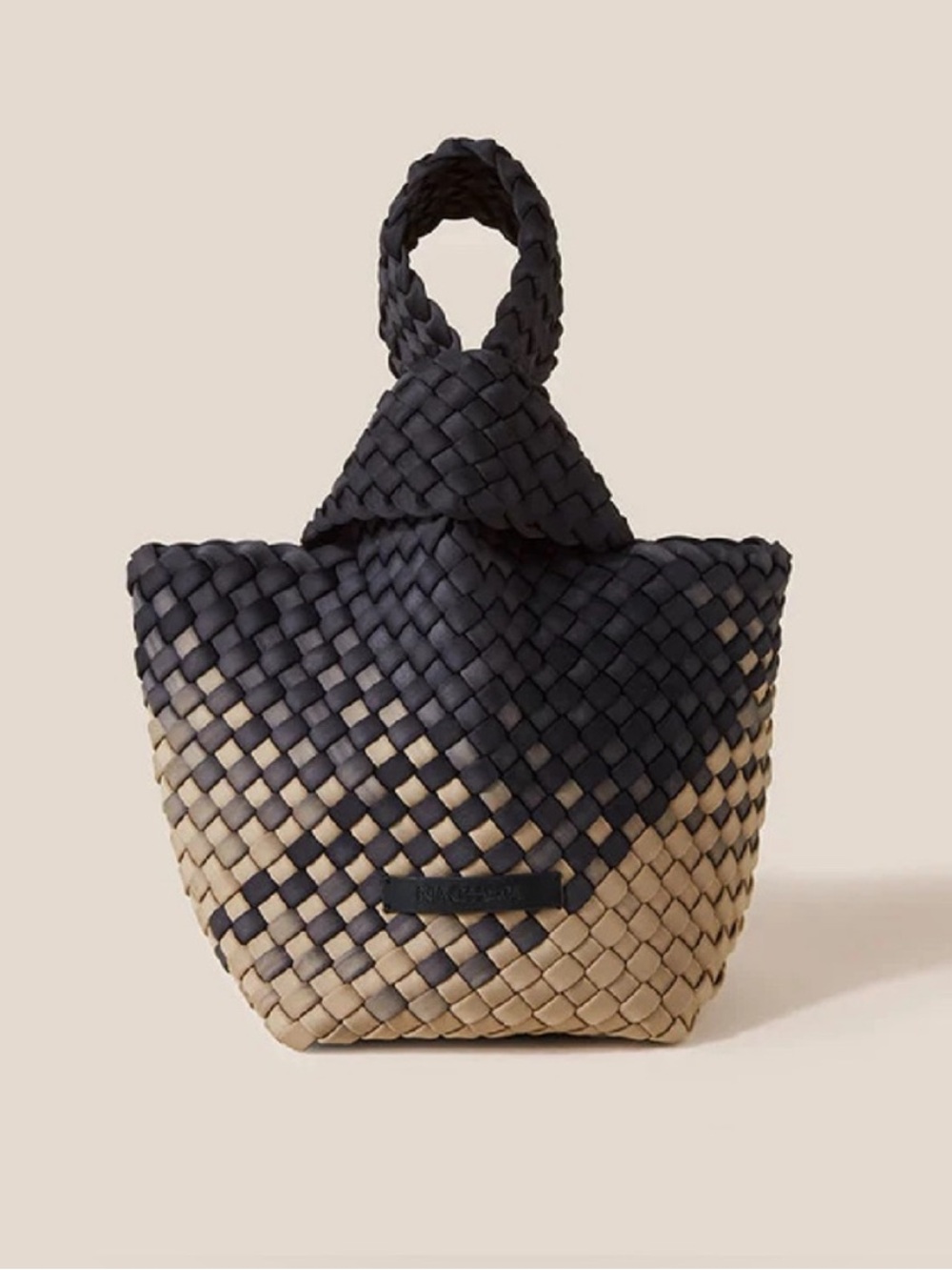 NAGHEDI Kyoto Clutch Black & Tan Ombre